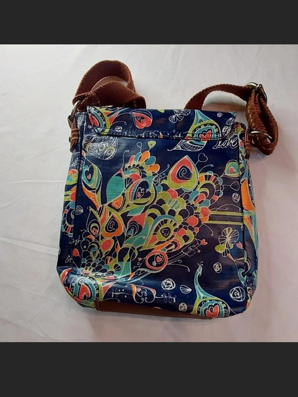 Sakroots Love Song Flap Crossbody Organizer Bag - EXCELLENT CONDITION
